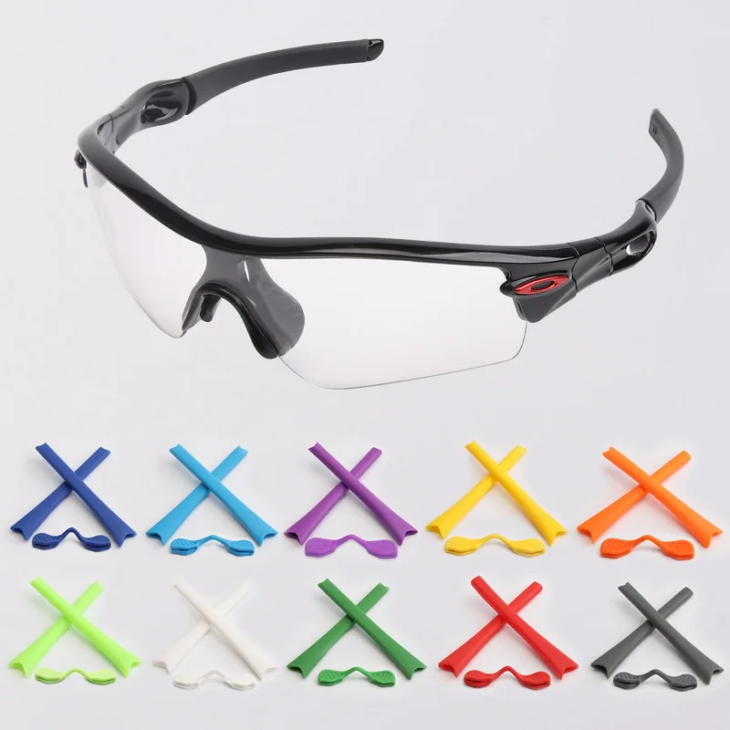 Hokklo استبدال وسادة الأنف وجوارب الأذن المطاطية لإطار Radar Edge OO9184/Radar Edge تنفيس OO9184