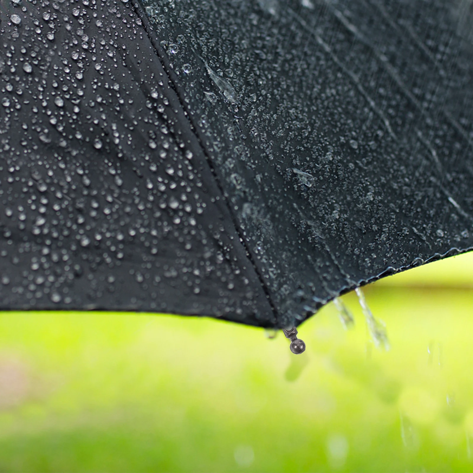 

10 Pcs Vintage Umbrella Tail Beads Man Parasol Ribs Zinc Copper Folding Rain Bone Covers