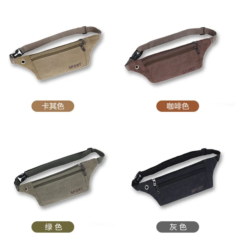 2023 Women men Retro Sport Waist Pack Crossbody Fanny Wallet Belt Travel Phone Bag Fashion Waterproof Pouch Tactical Waistpack