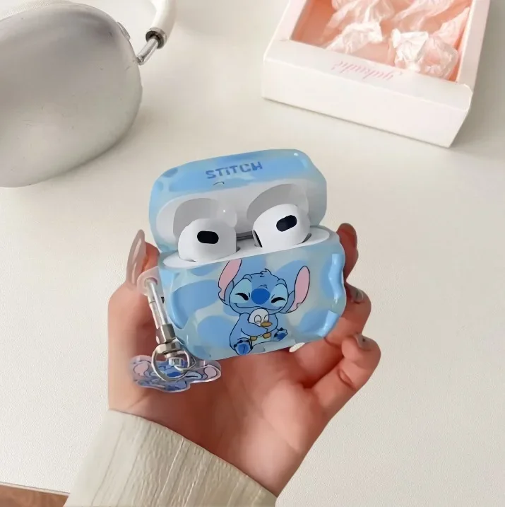 Cartoon Earphone Case for Apple AirPods 1 2 3 Pro 2 Case Cute  Earphones Case Air Pods 4 Protective Cover With Hook - view 3
