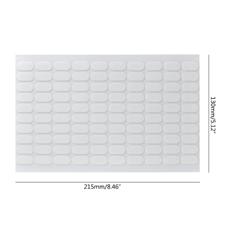 100Pcs Double Side Clear Sticky Dot Stickers Self-Adhesive Poster Tacky Putty Y9RF