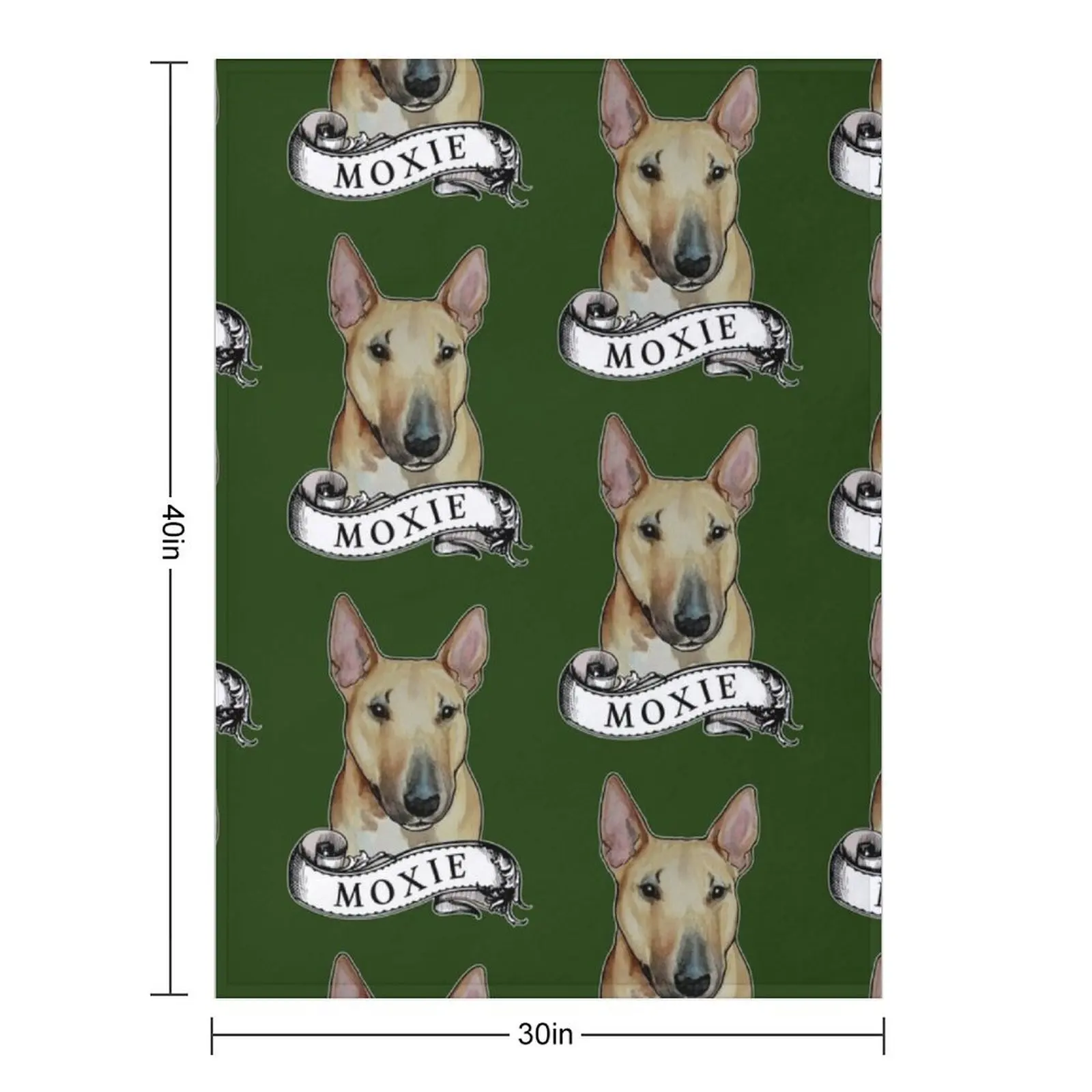 Moxie Bull Terrier Throw Blanket Heavy Luxury Brand Bed warm winter Thin Luxury Thicken Blankets