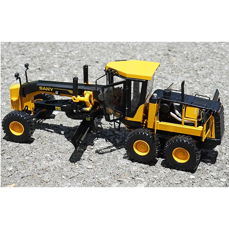 Diecast 1:35 Schaal SANY SMG200 Motor Grader Legering Techniek Voertuig Model Afgewerkt Statische Simulatie Collectie Speelgoed Gift