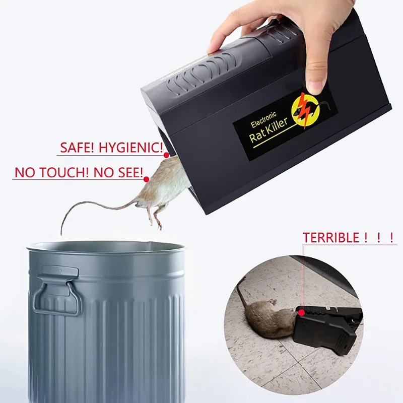 Rat Trap Trap Electronic Repeller for Indoor High Pressure Rat Exterminator