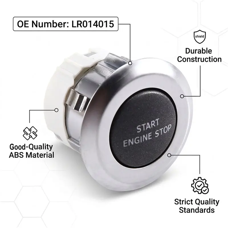 LR014015 Replacement Ignition Switch Designed For Land Rover Discovery, Freelander, Range Rover Model Vehicles 2010-2016-T61C