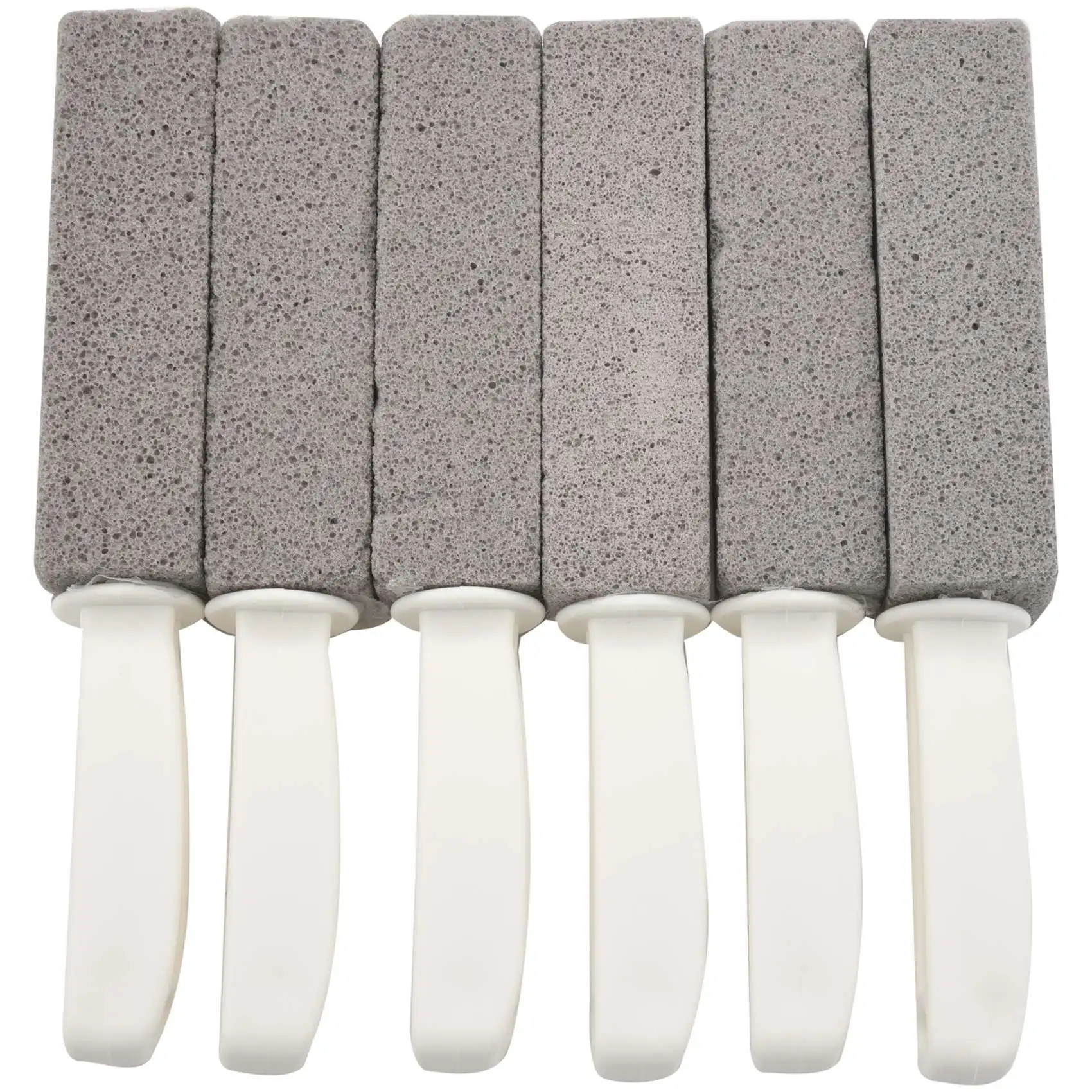 

Toilet Bowl Pumice Cleaning Stone with Handle for Toilet Cleaning Hard Water Ring Remover 6 Pack