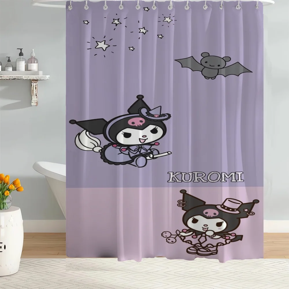 Home Bathroom Shower Curtain Tentacles Sanrio Curtains in the Bathroom Accessories Set Bath Sets Waterproof Fabric European