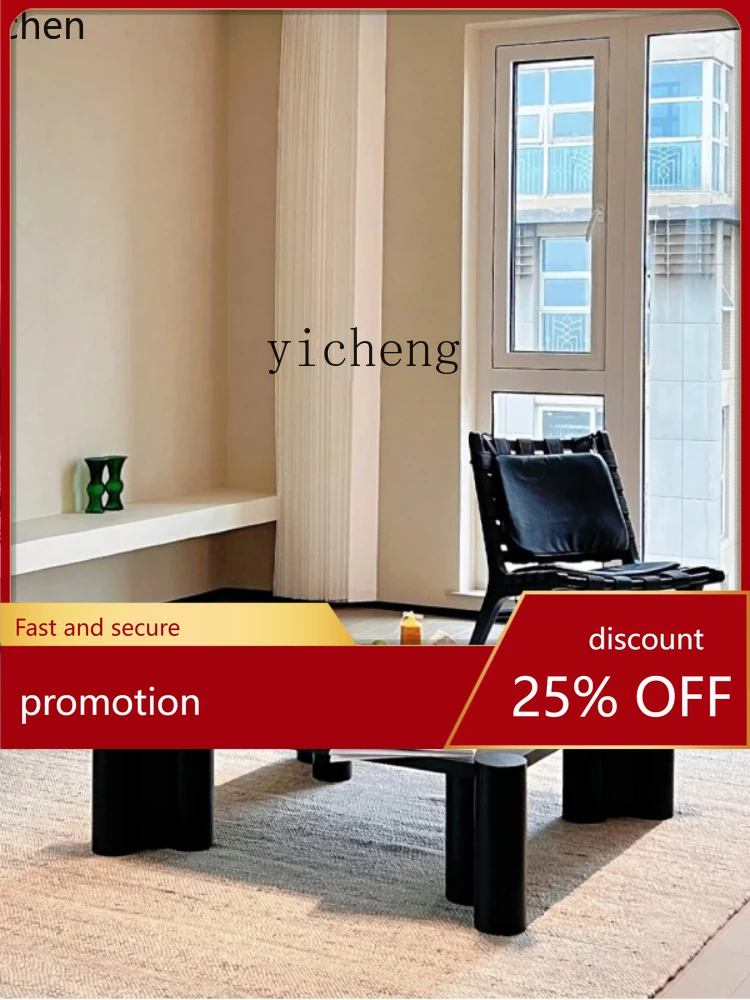 

YFY Square Small Apartment Coffee Table Solid Wood Tea Table Silent Style Japanese Bed and Breakfast Table