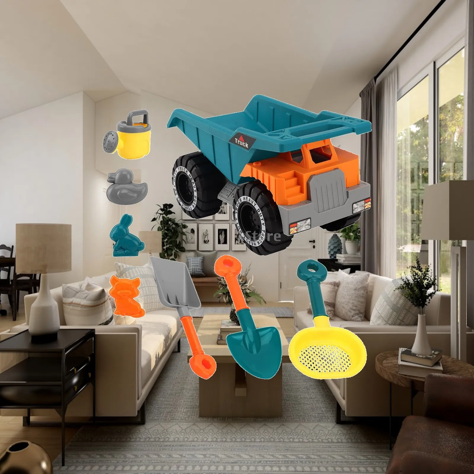 Kids Beach Sand Toys Set Truck Summer Toys Beach Play Game Toys Gifts for