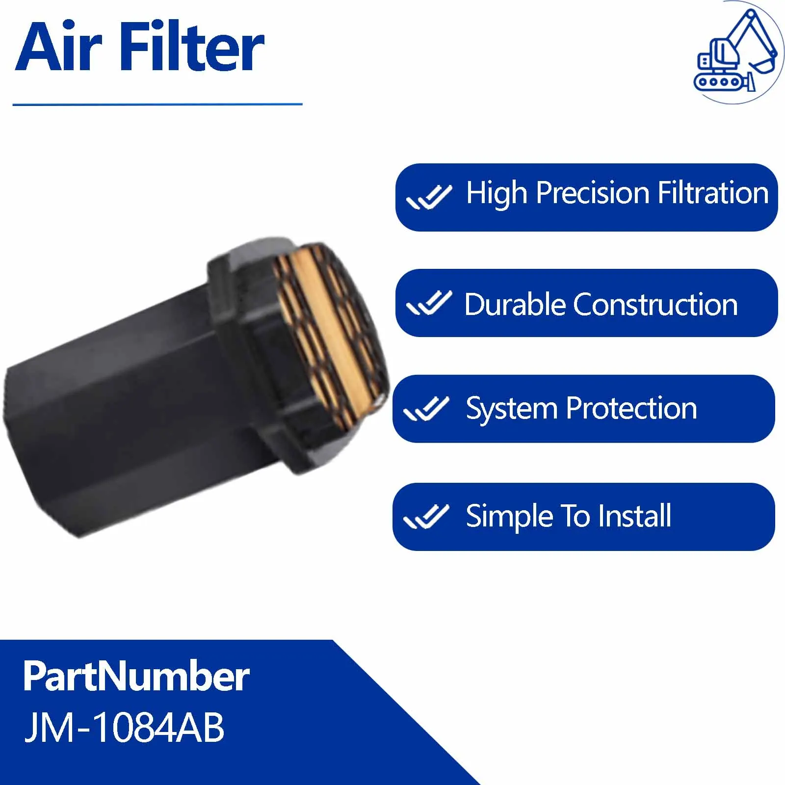 Air Filter 479-8987 For Caterpillar 320 320GC 320GX 323GX Crawler Excavators