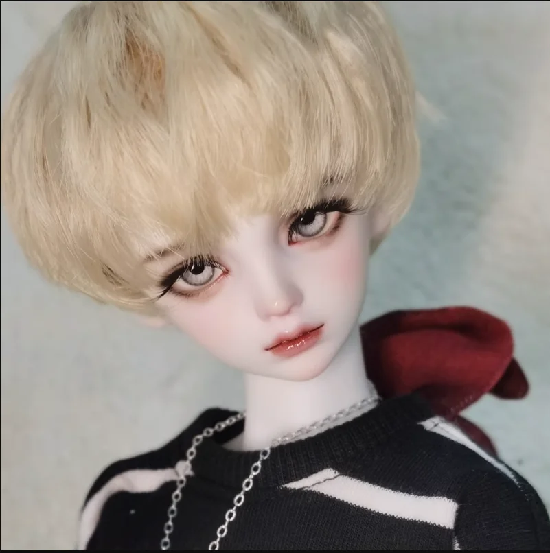 New legitimate bjd Doll Small Cowboy 1/4 Boy SD set humanoid joint movable resin spot makeup