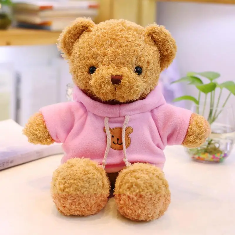 Plush Doll Clothing Plush Toy Bear Doll Clothing Accessories 2X Comfortable Soft Toy Dress Up Hoodie For Kids Girls Boys Toddler