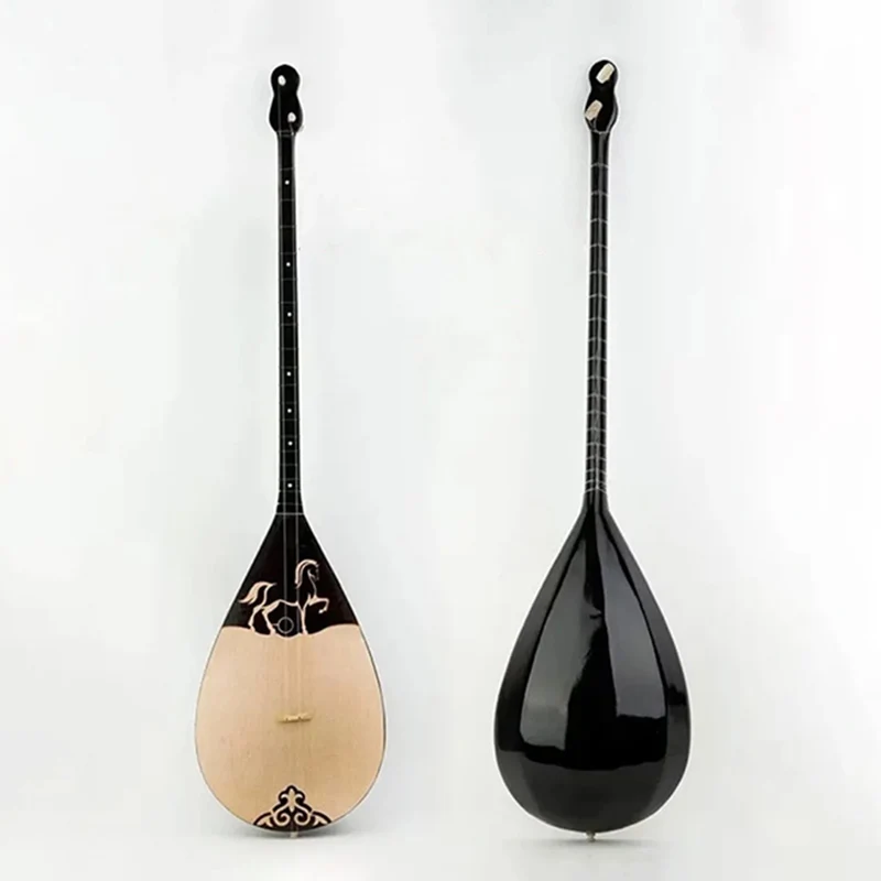 

Wooden Dombra 90CM Traditional Kazakh Musical Instruments Children Beginner Practice Dombra Handmade Ethnic Plucking Instrument