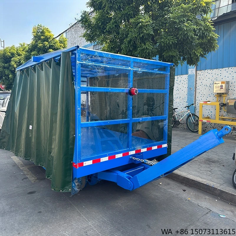 Heavy Equipment Hauling - 10 طن منصة فولاذية جديدة مقطورة