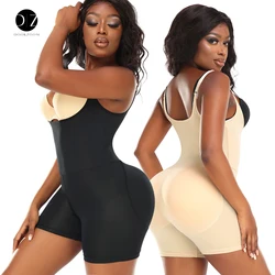 Shapewear Bodysuit for Women Butt Pads Body Shaper Open Crotch Control Panties Slimming Fajas Reductoras Y Modeladoras Mujer