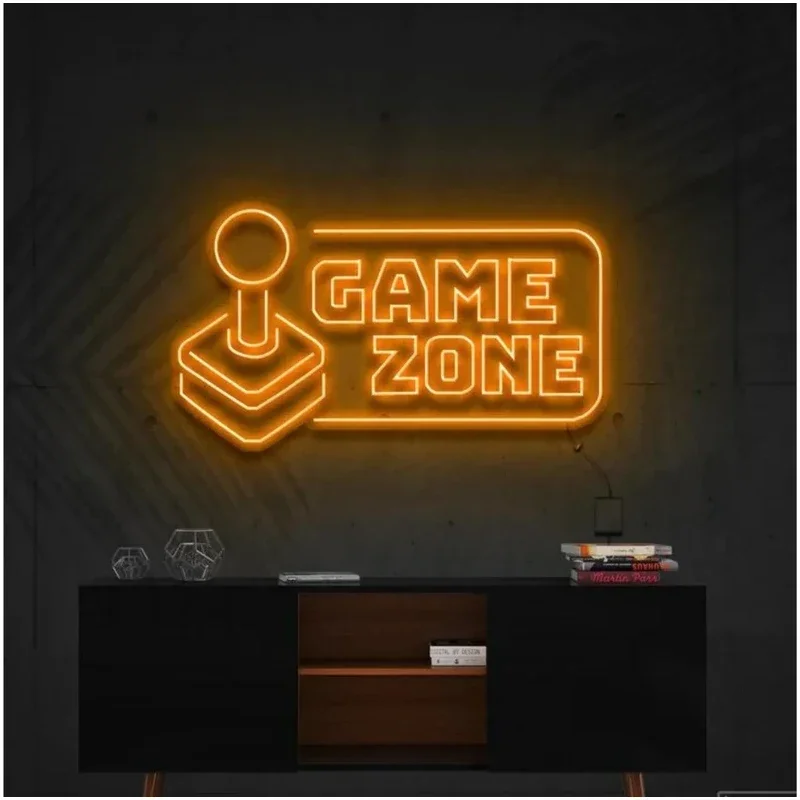 Letrero de neón LED para amantes de los juegos, decoración colgante para el hogar, sala de juegos, decoración de pared, fiesta, regalos de cumpleaños