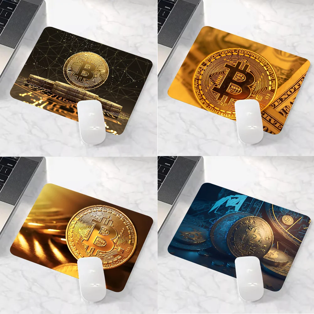 

Bitcoin Money Mousepad HD Printing Computer Gamers Locking Edge Non-slip Mouse Pad 50x60cm Keyboard PC Desk Pad