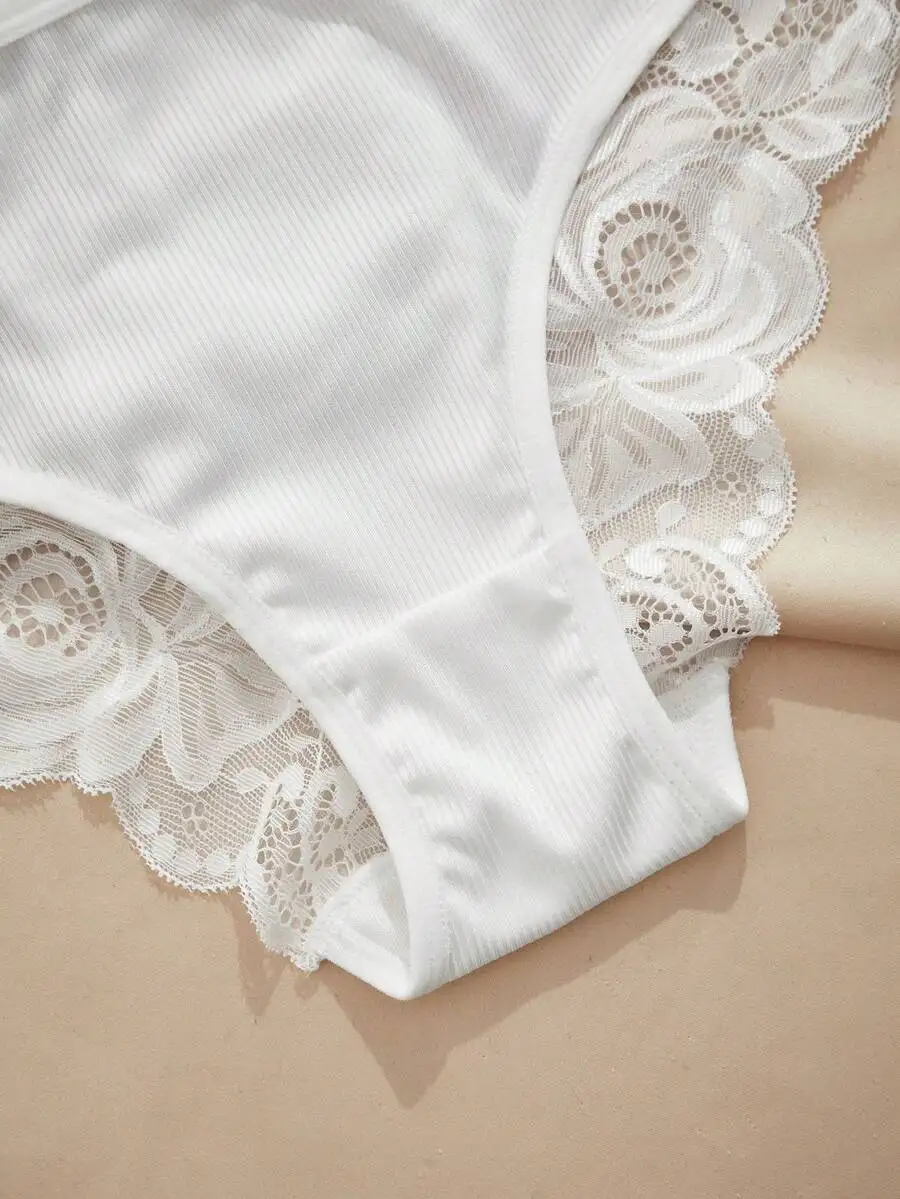 

Womens Lace Trimmed Minimalist Comfortable Briefs