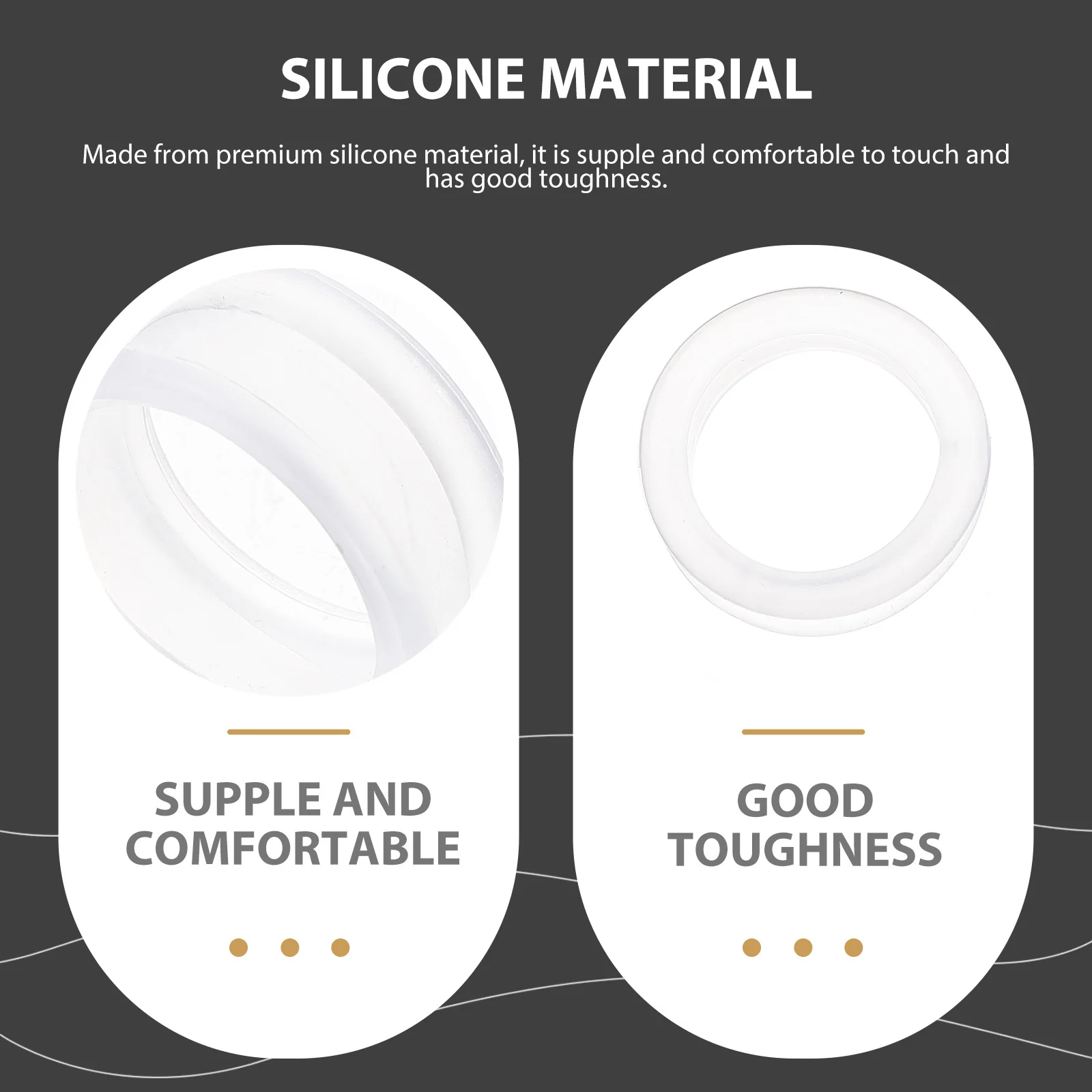 

8pcs Pet Silicone Scissor Protective Rings Clipper Rings For Pets Grooming Accessories Anti-Skid Scissor Finger Ring Non-Slip