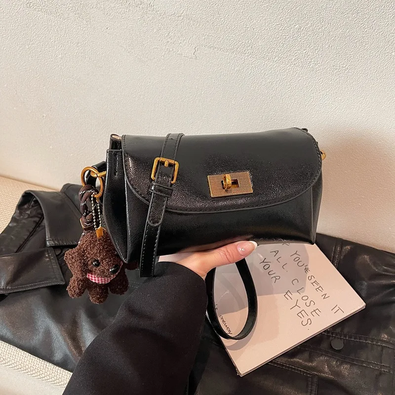 

2025 New Vintage Small Square Bag for Women, Genuine Leather Multi-way Shoulder Crossbody Purse, Retro Chic Large Capacity Tote