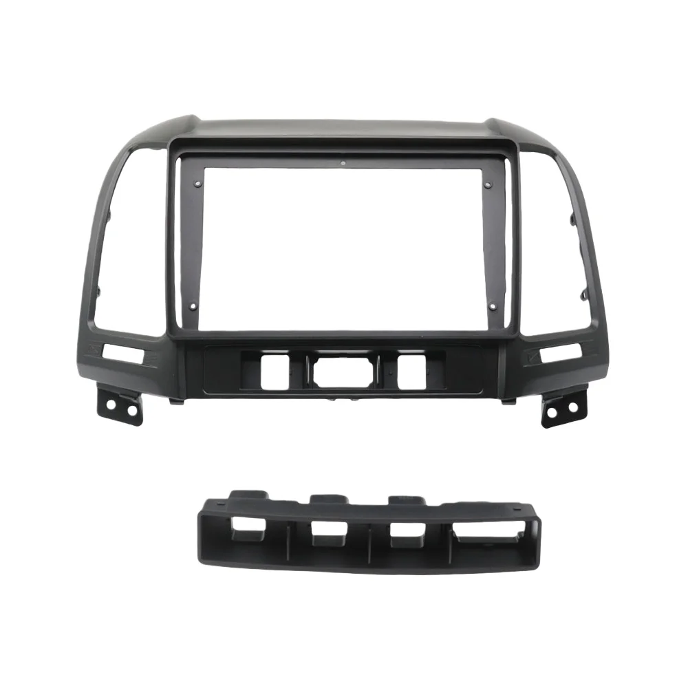 9 inch Car Radio Frame Fascia For Hyundai Santa Fe 2006-2012 DVD Trim Panel Dashboard Mount Kit Din Installation Stereo