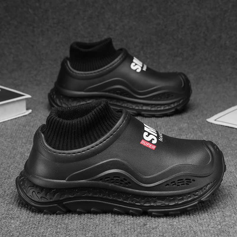 Casual Fashion Slip on Fleece Lined Winter Footwear Blister Free Inner, Traction Waterproof Sole Light Snowproof Warm