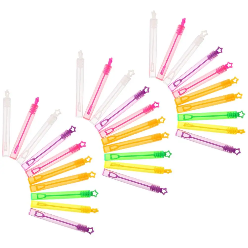 

20 Pcs Empty Wands Tube Refillable Bubbles Water Wand Mini DIY Party Supplies Kids Outdoor