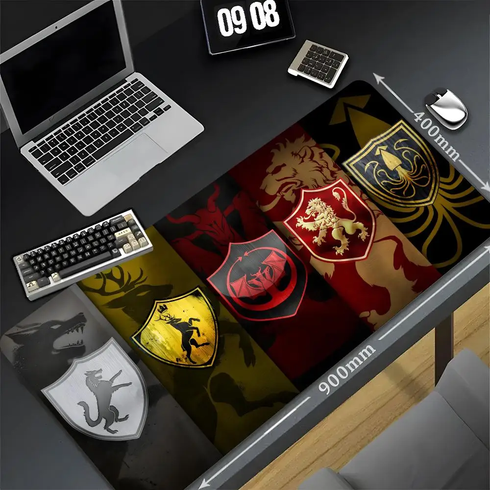 

Коврик для мыши Game Of T-Thrones Peaceful 90x40 см Kawaii, настольный коврик Xxl, ПК, геймер, игровой компьютер, офисный коврик для мыши, клавиатура