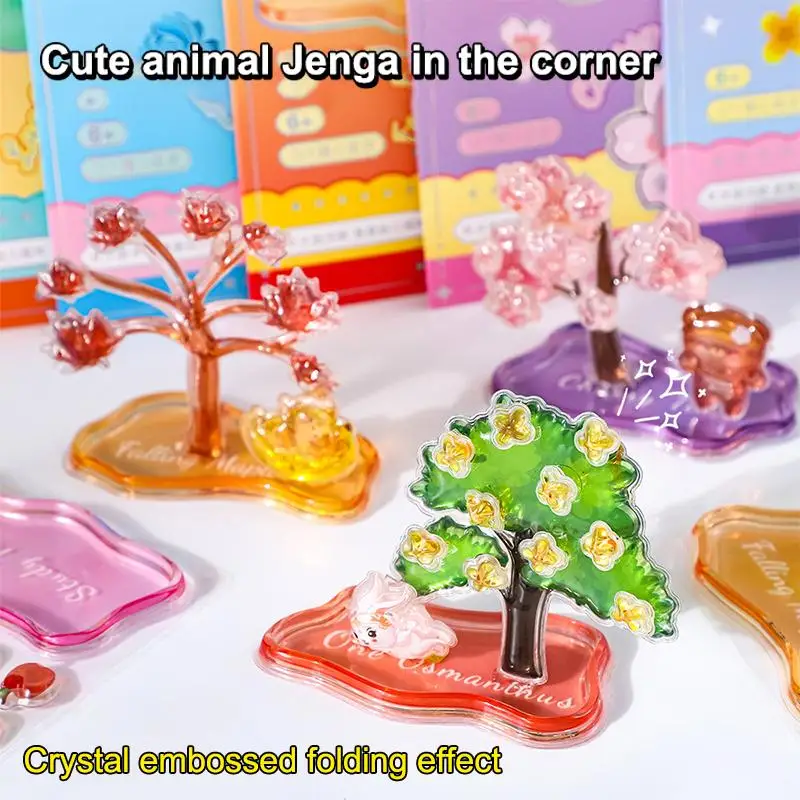 3D Crystal Stickers Fun Stacking Toys for Kids Creative Relief Sticker Set