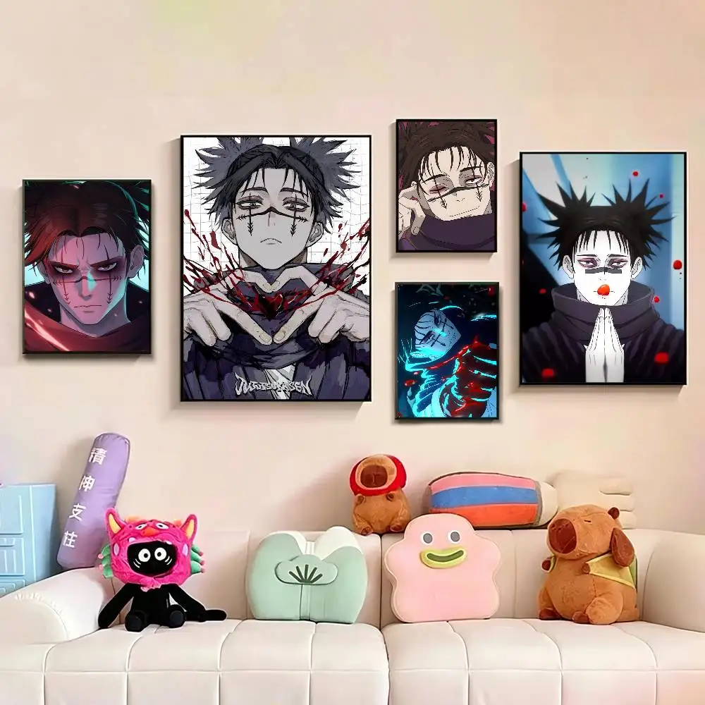 

C-Choso-O Y-Yuji-S Poster Perfect Space Sticker Self Adhesive for Office Home Theater Wall Art Decor Fancy Gift