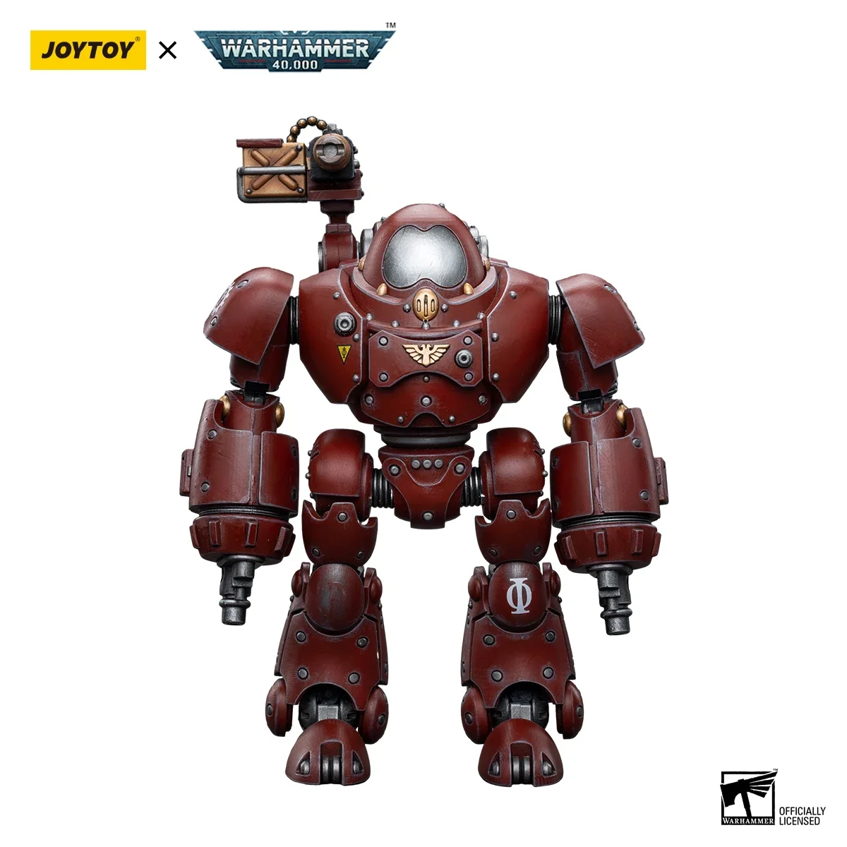 JOYTOY Warhammer 40k 1/18 Action Figures Mecha Anime 24cm Adeptus Mechanicus Kastelan Robot with Heavy Phosphor Blaste Model Toy