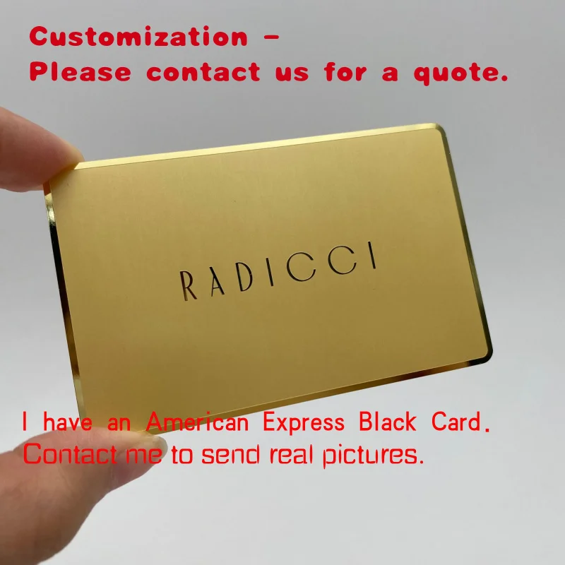 

custom.DU Embossed Business Steel Metal Cards