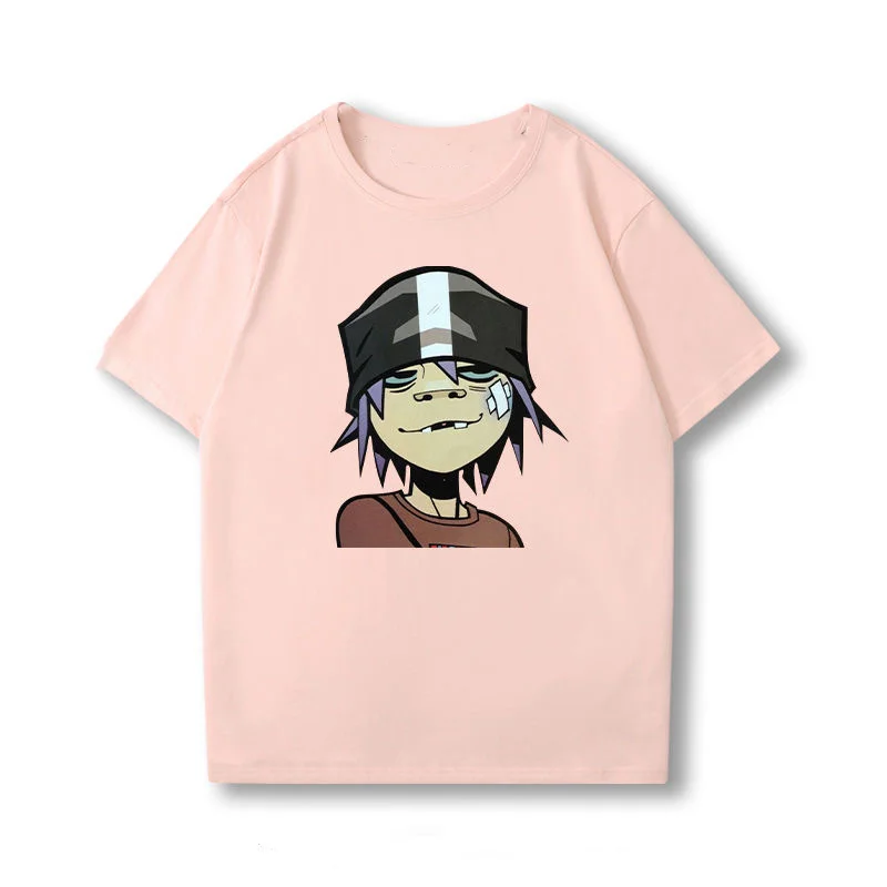 Street Gorillaz Band T-shirt Gorillaz Cute animated character T-shirt Kids/boys/girls T-shirt