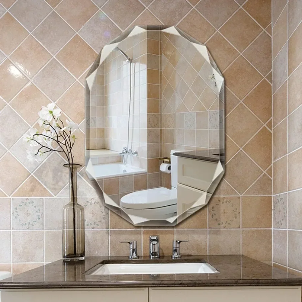 Mirror for Bathroom Durable Build Long Lasting High Quality Easy Assembly Easy to Clean Easy Installation  to Use