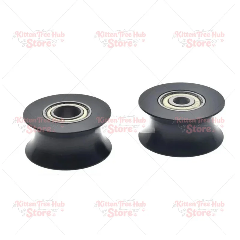 2pcs U-groove Wheel Walk Line Pulley Automatic Equipment Peilin Movable Pulley 6 * 34 * 16