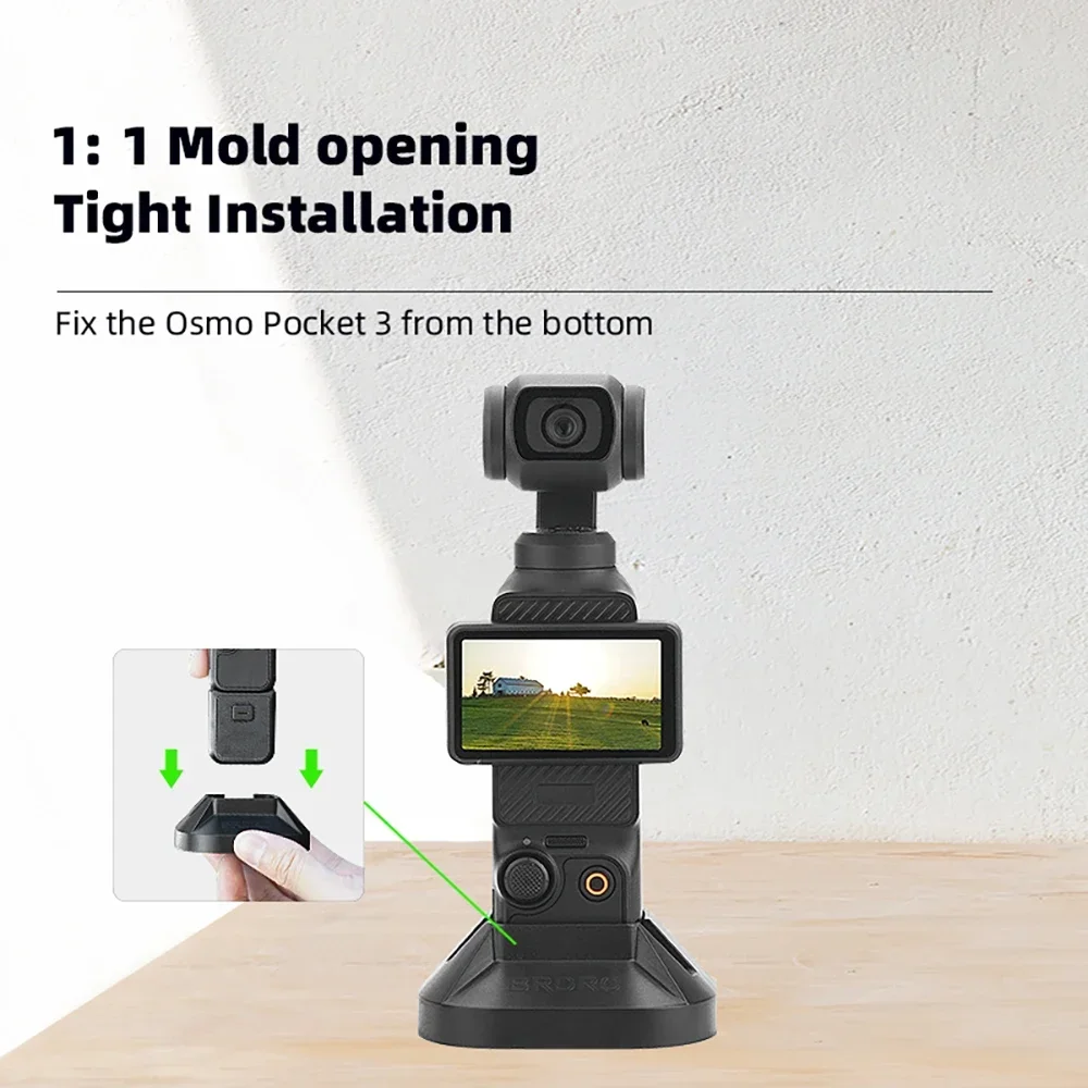 Non-slip Fixed Bracket Base Expansion Desktop Support Base Adapter Bracket For DJI Osmo Pocket 3 Handheld Gimbal Camera