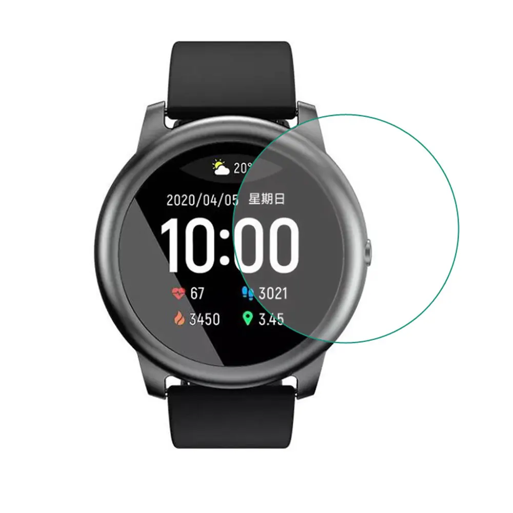 Funda de pantalla de reloj TPU + película de vidrio para Haylou Solar LS05, funda protectora de reloj inteligente, pulsera protectora