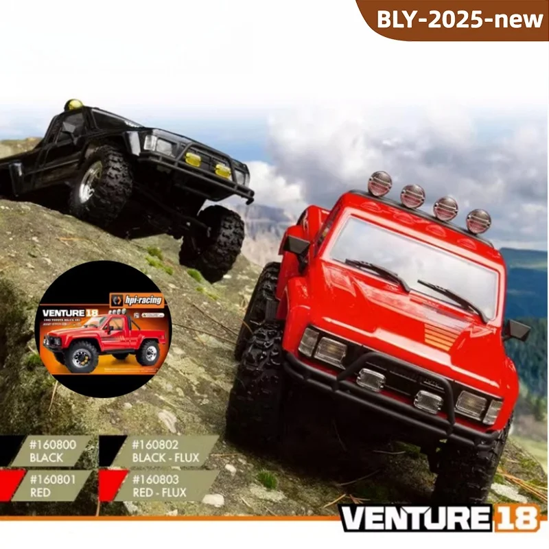 Hpi Venture 18 1/18 Scale 4wd Rtr Rock Crawler Metal 2-Speed Gearbox Steel Chassisoil Shocks Metal Diff Toys For Boy