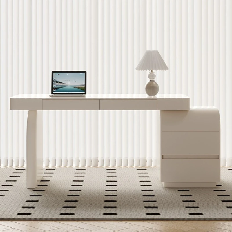 

Скандинавские современные офисные столы, компьютерные офисные столы во французском стиле ретро кремового цвета, светильник для приема, роскошная мебель Escritorio JT40O