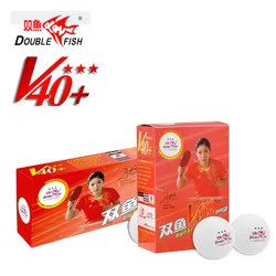 Double Fish 3 Star V40 + palline da Ping Pong 40 + nuovo materiale cucitura plastica ABS Ping Pong per pallina da Ping Pong da Tennis