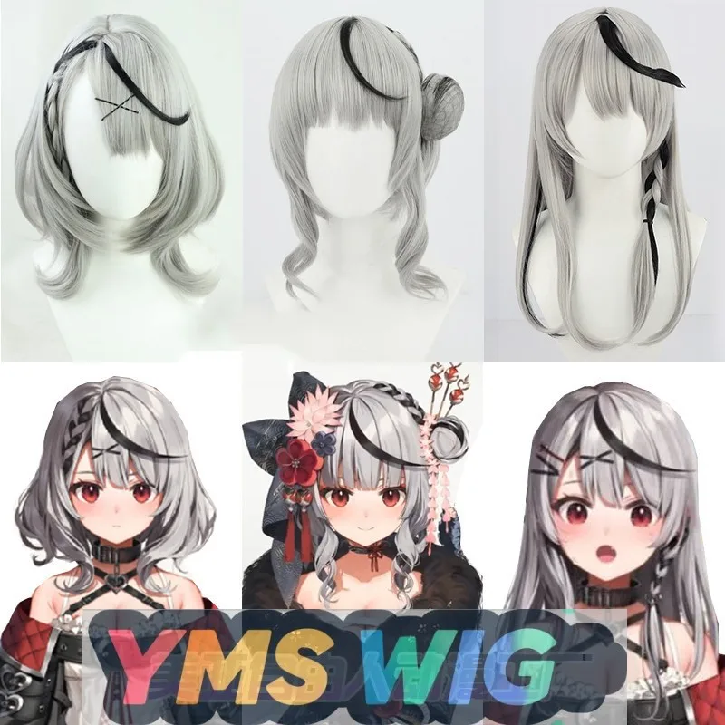 

【YMS WIG】Virtual Hololive шестого поколения Student Saha Kusora Kuroe Saha Kusora Kuromi Косплей Парик