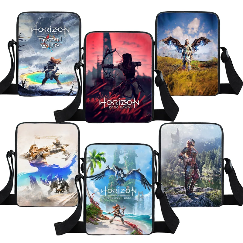 Horizon Forbidden West Messenger Bag Aloy Wallet Card Keys Storage Bag Game Cosplay Boys Girls Teens School Season Gift