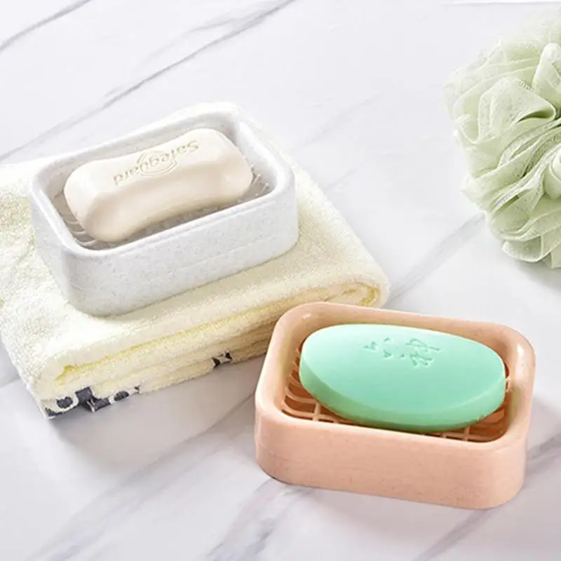 Portasapone portasapone da viaggio con strato drenante rimovibile portasapone da bagno a prova di perdite per lavabo piatto vasca da bagno piatto doccia