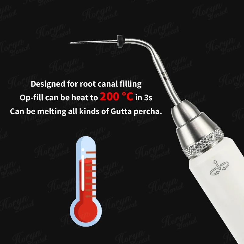 Dental Gutta Percha Endodontic Obturation Systems Cordless Wireless Root Canal Filling With 2 Tips Endo Heated Pen Dentist