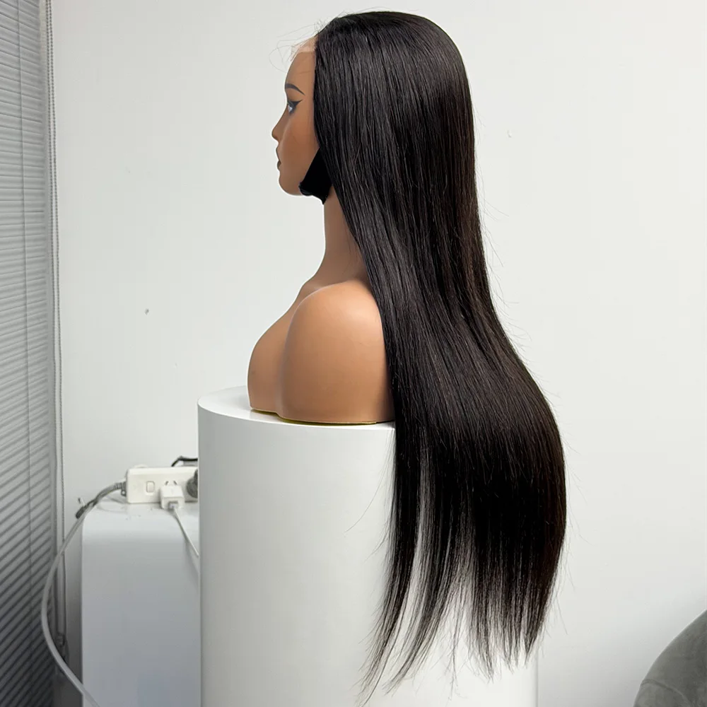 16A Hair 5X5 HD Lace Closure Straight Human Hair Wig 280% Density 24-34 inch Lace Frontal 100% Human Hair Wigs