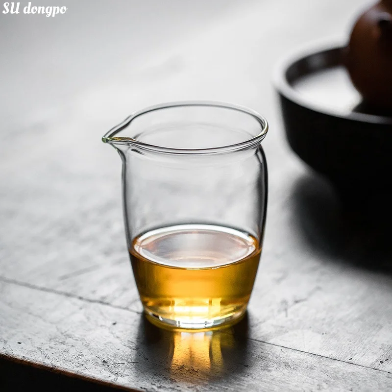 

Hand-Grip Glass Fairness Pitcher – High Borosilicate Glass Tea Sea – Heat-Resistant Gongdao Cup for Kung Fu Tea Ceremony