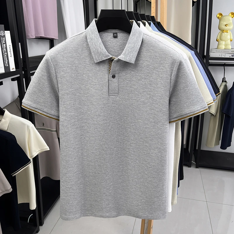 

Summer New Style Men's Fashionable, Simple, Breathable, Comfortable and Skin-Friendly Polo Shirt