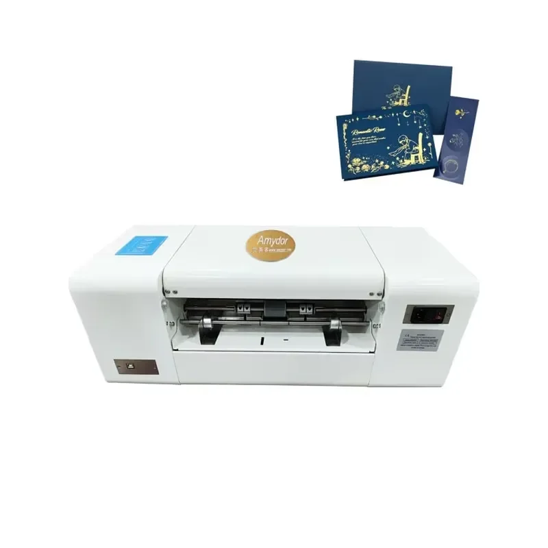 for Hot Sale Christmas Cards Greetings Cards Hot Foil Printing Machine AMD360D Digital Sheet Foil Printer
