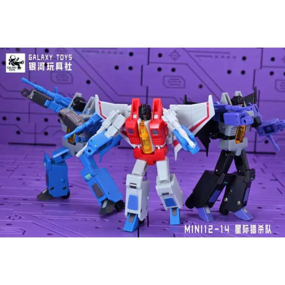 

В наличии: Трансформеры 7 см, миниатюрные фигурки, серия Flight Squad, трансформирующиеся самолеты с платформой: Старскрим, Тандеркракер, Скайвэрп.