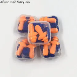 Silicone world Anti-Noise Soft Earplugs Case Protective Silicone Waterproof Ear Plug Dive Water Sports Swimming Pool Accessories